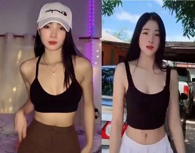 Gái xinh Tiktok show hàng không che